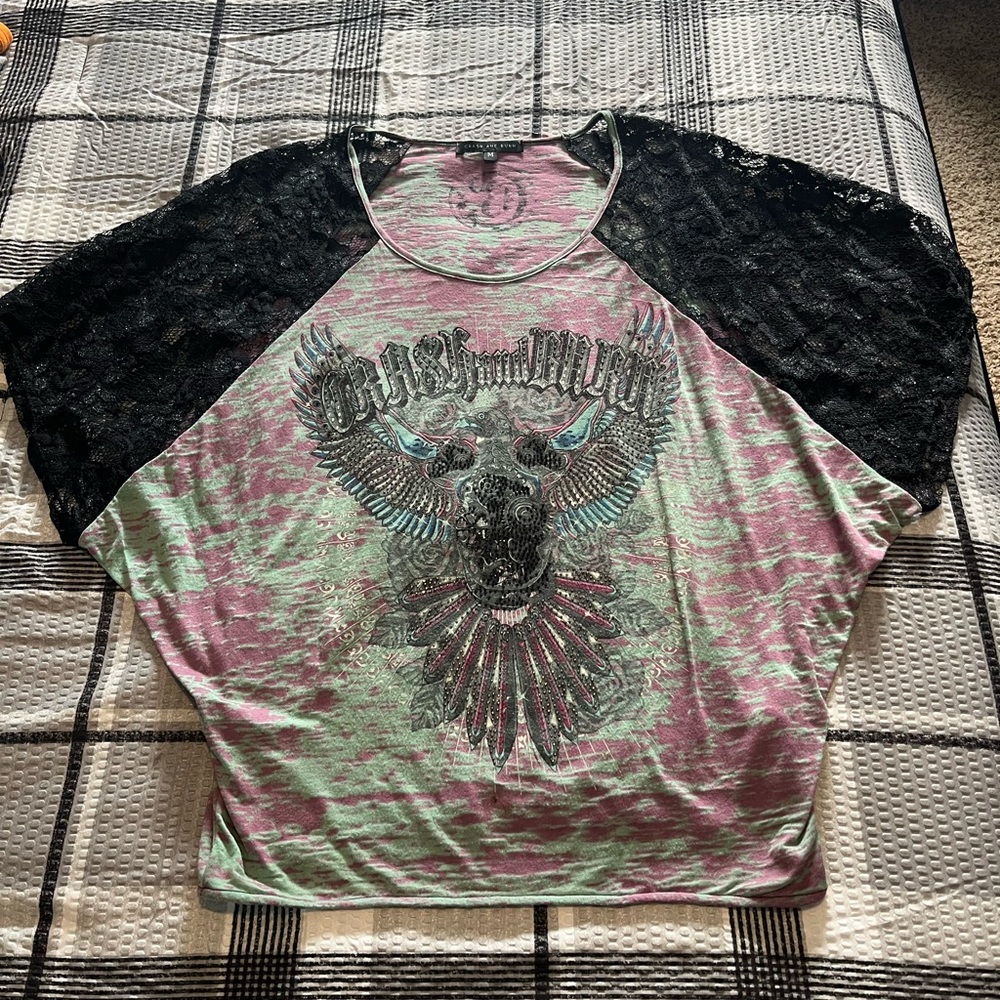 Women’s crash and burn top medium